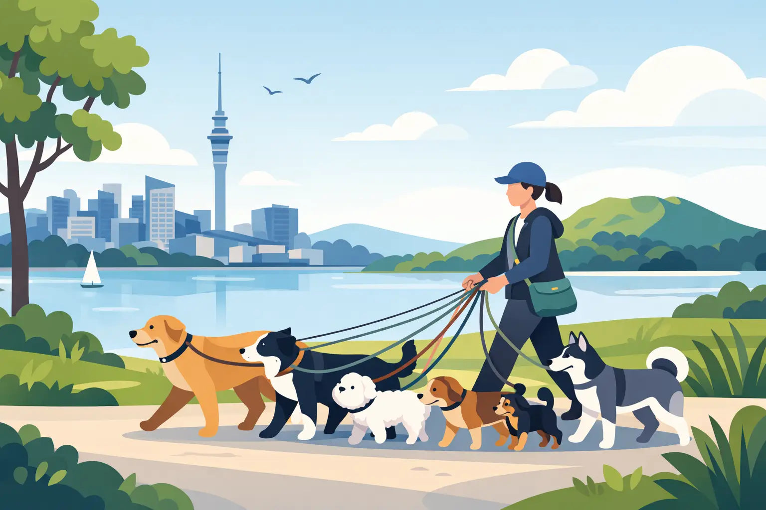Dog Pack Walking Near Me in Auckland