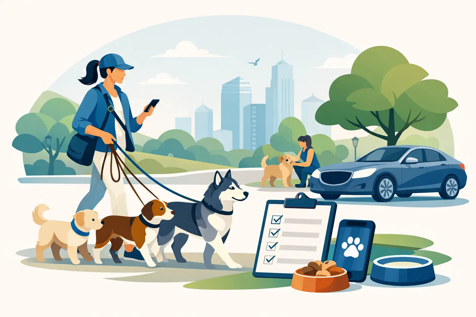 What a Premium Dog Walking Service Delivers