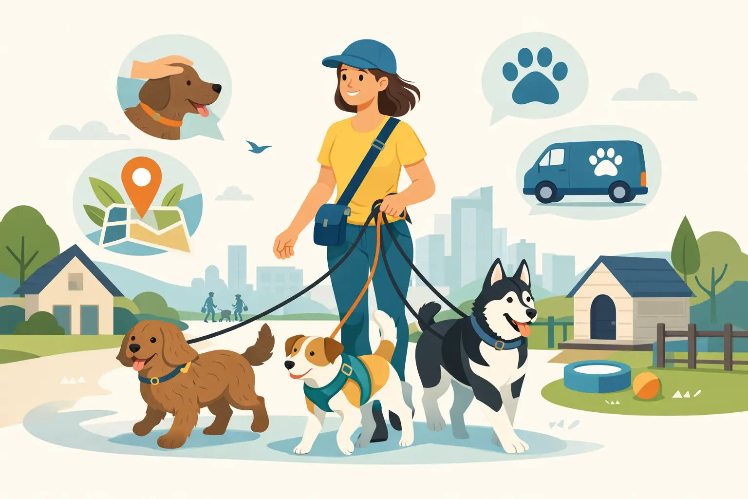 What a Local Dog Walking Service Should Offer