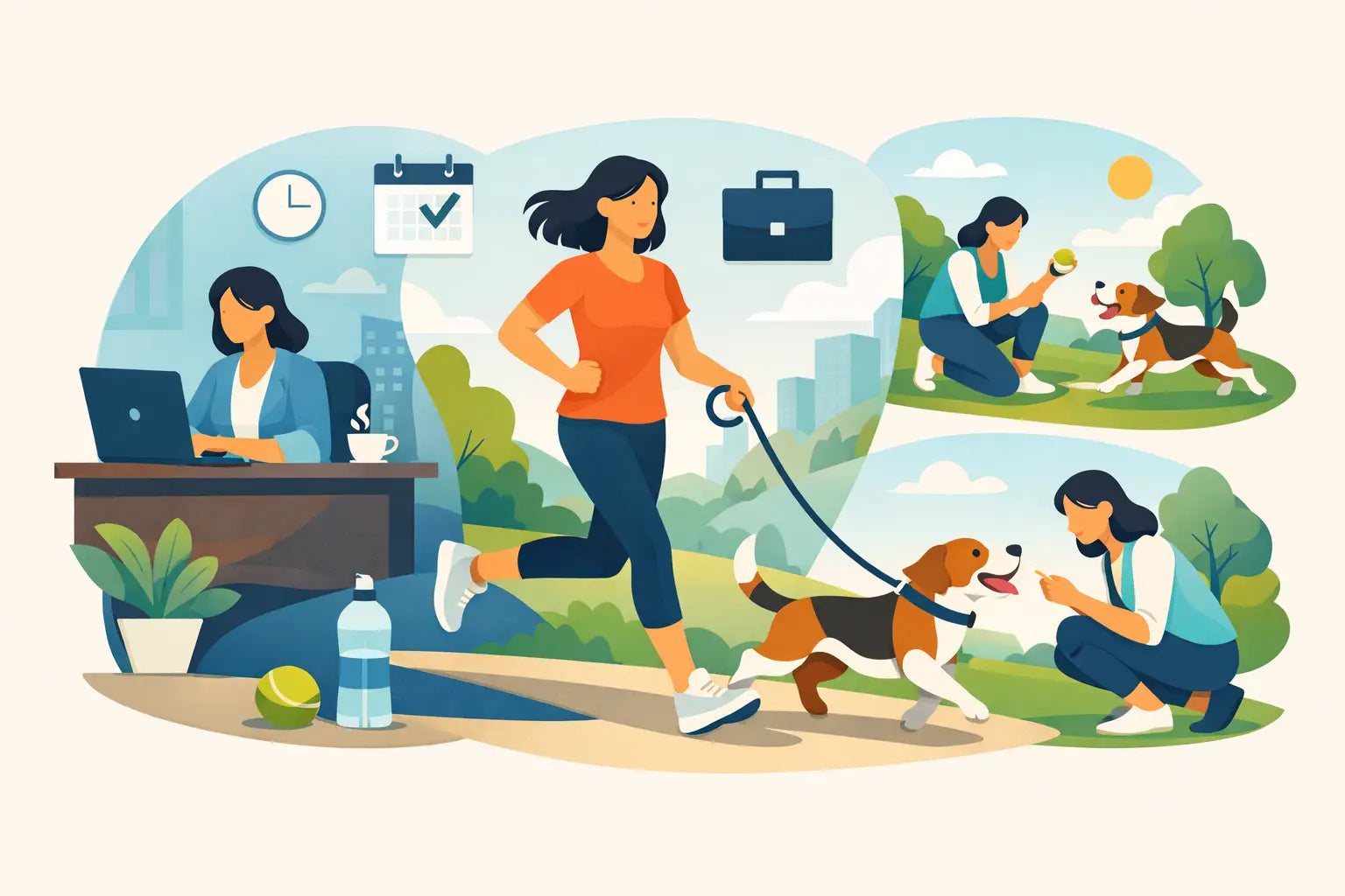 A Weekday Dog Exercise Plan for Busy Owners