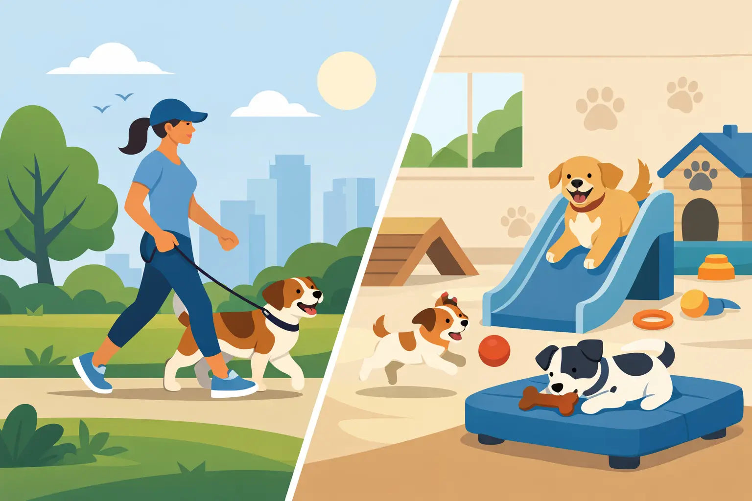 Dog Walking vs Daycare: Which Suits Your Dog?