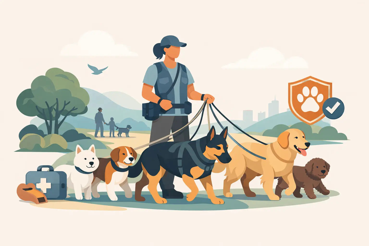 What Safe Group Dog Walks Really Require