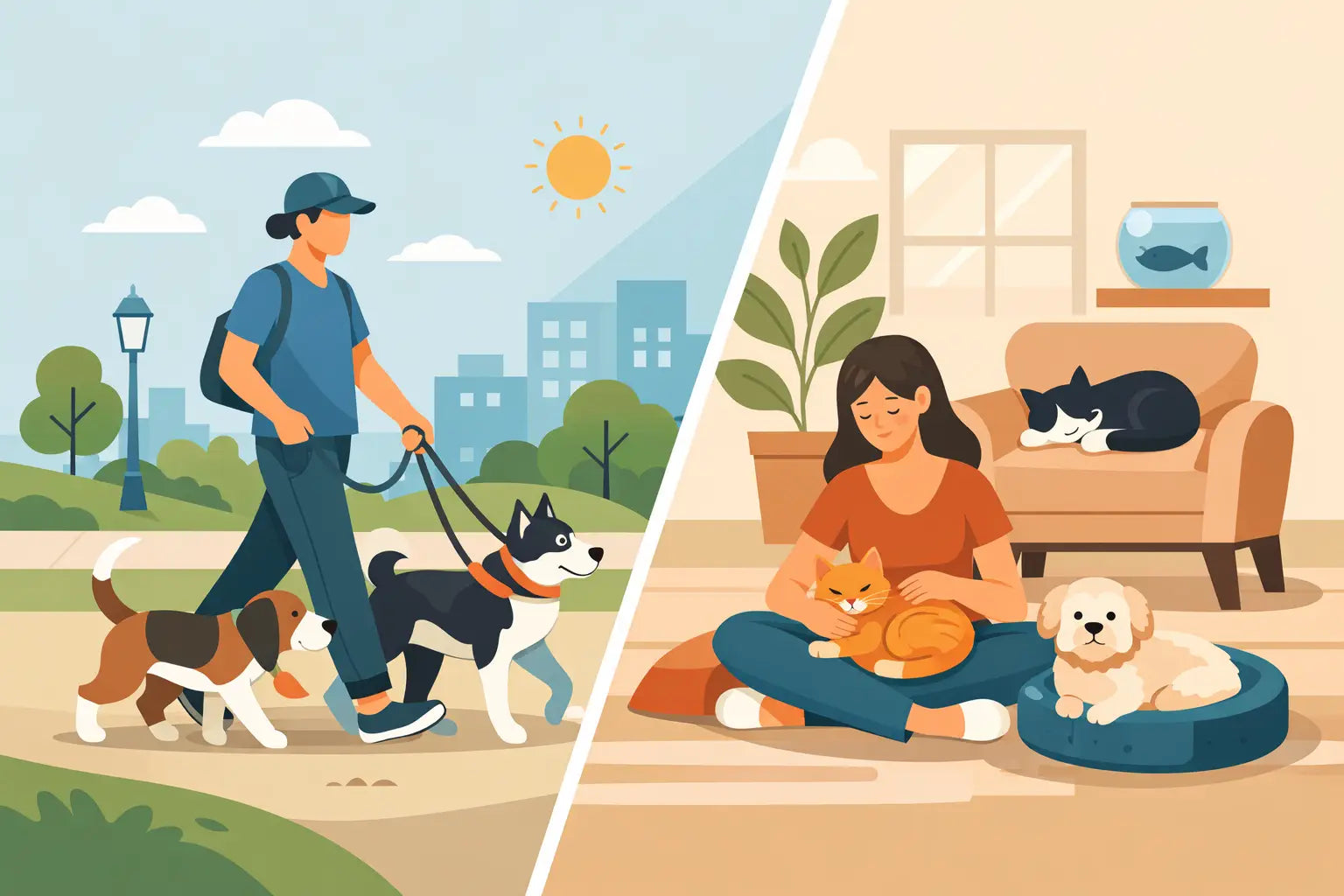 Dog Walker Versus Pet Sitter: Which Fits Best?