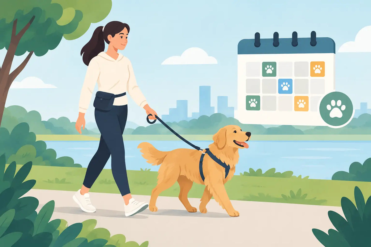 Dog Walk Scheduling for Calm, Fulfilled Dogs