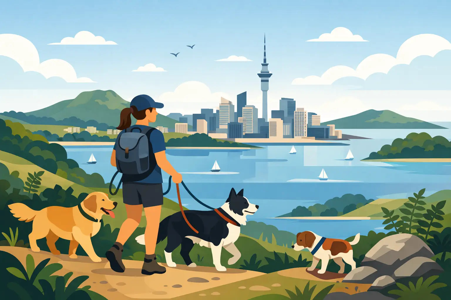 Adventure Dog Walking Auckland Done Right