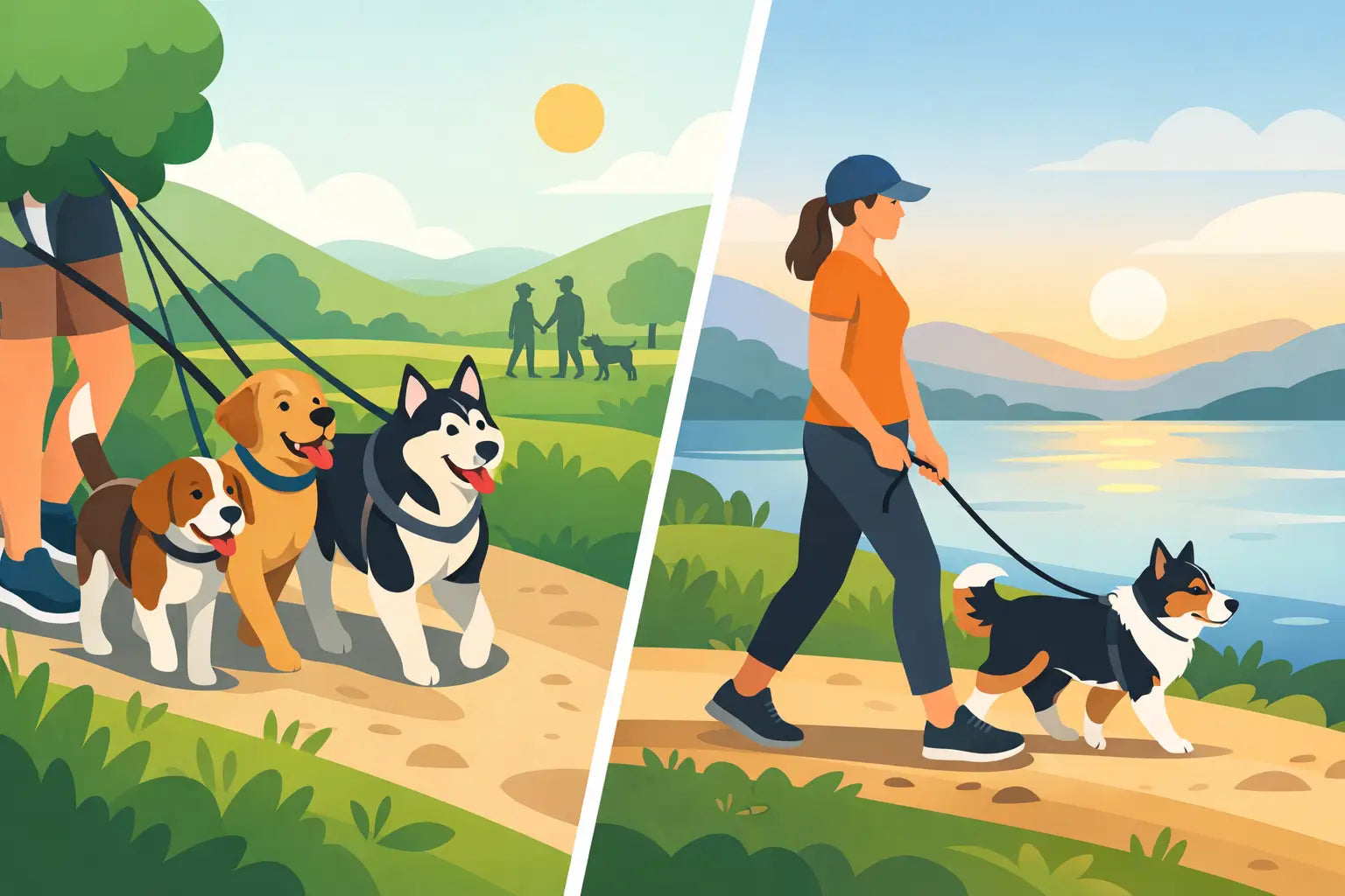 Pack Walks vs Solo Walks: What Dogs Need