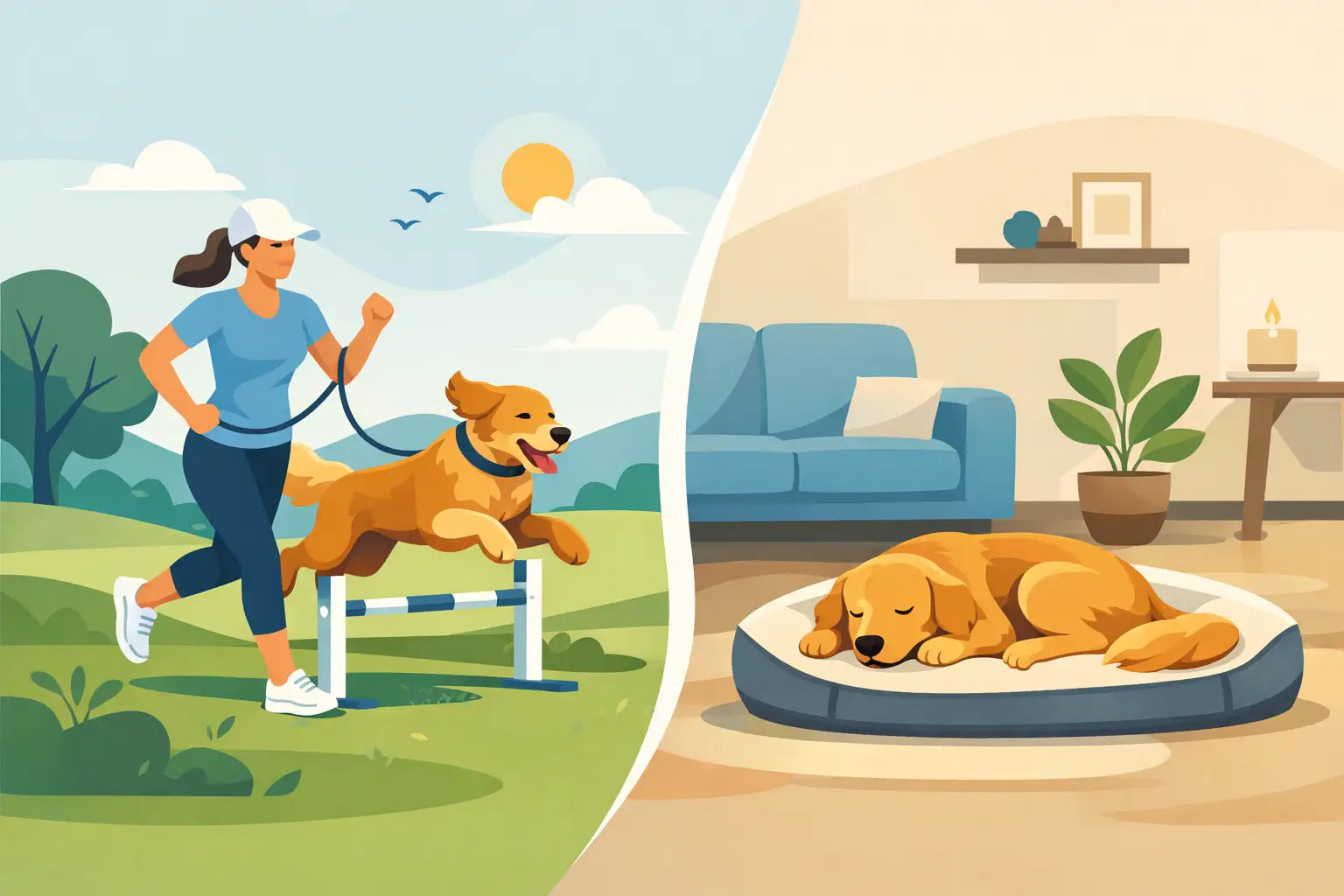 A Dog Exercise Routine That Creates Calm at Home